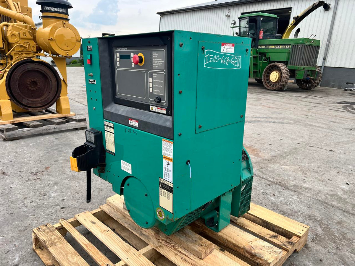 35 kW Cummins/Onan Replacement Gen End with Controller and Braker
