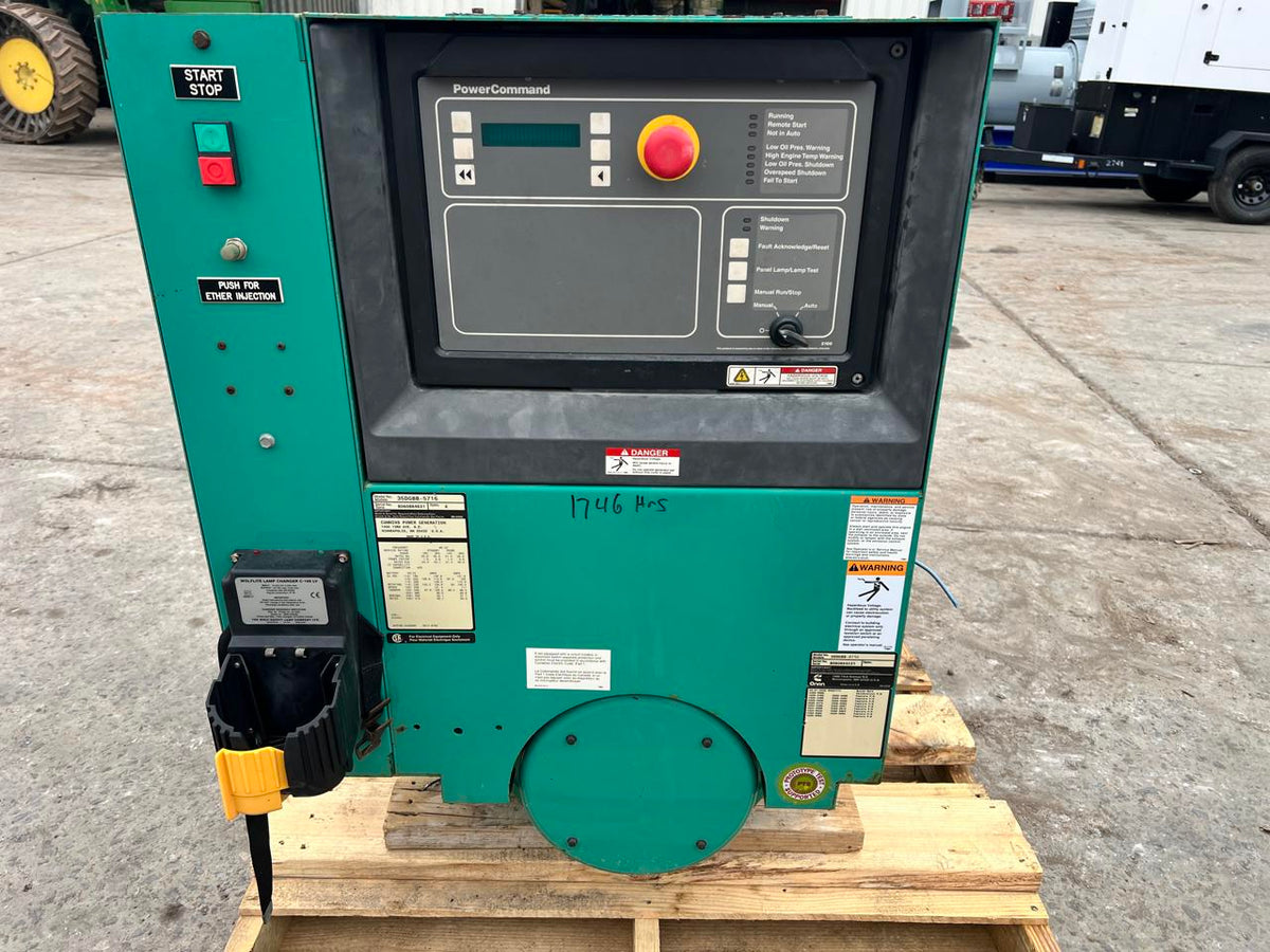 35 kW Cummins/Onan Replacement Gen End with Controller and Braker