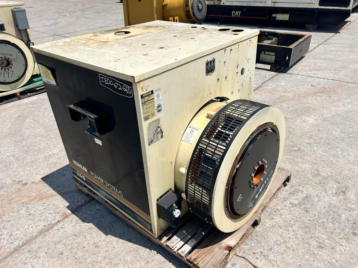 250 kW Kohler Gen End with Breaker, Year – 2007, 300 Hours