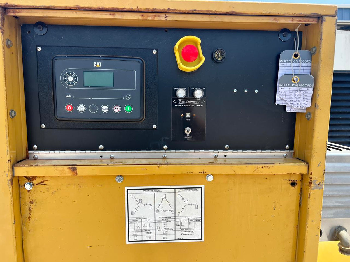 300 kW CAT Gen End with Controller and Breaker and Frame