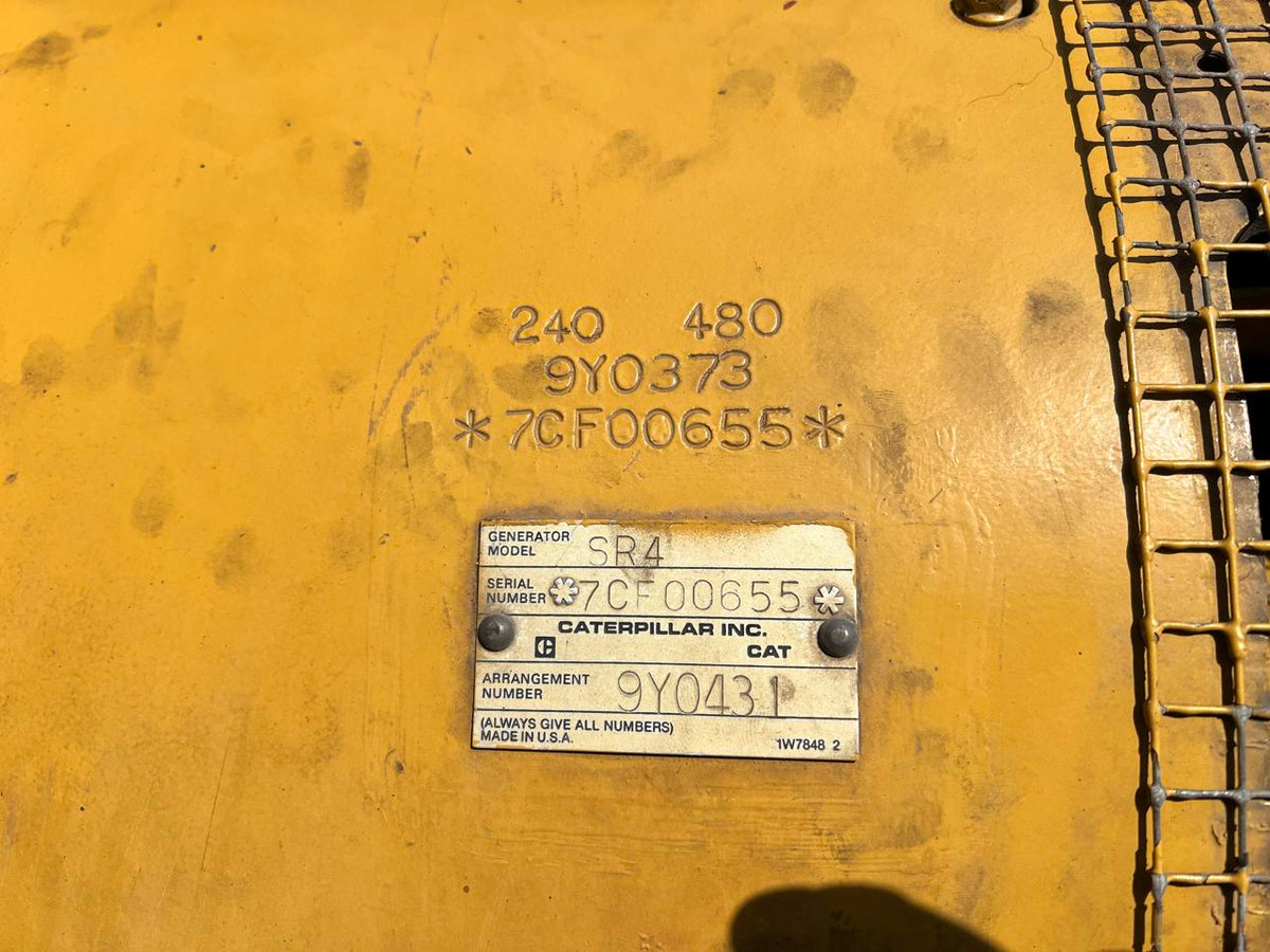 300 kW CAT Gen End with Controller and Breaker and Frame
