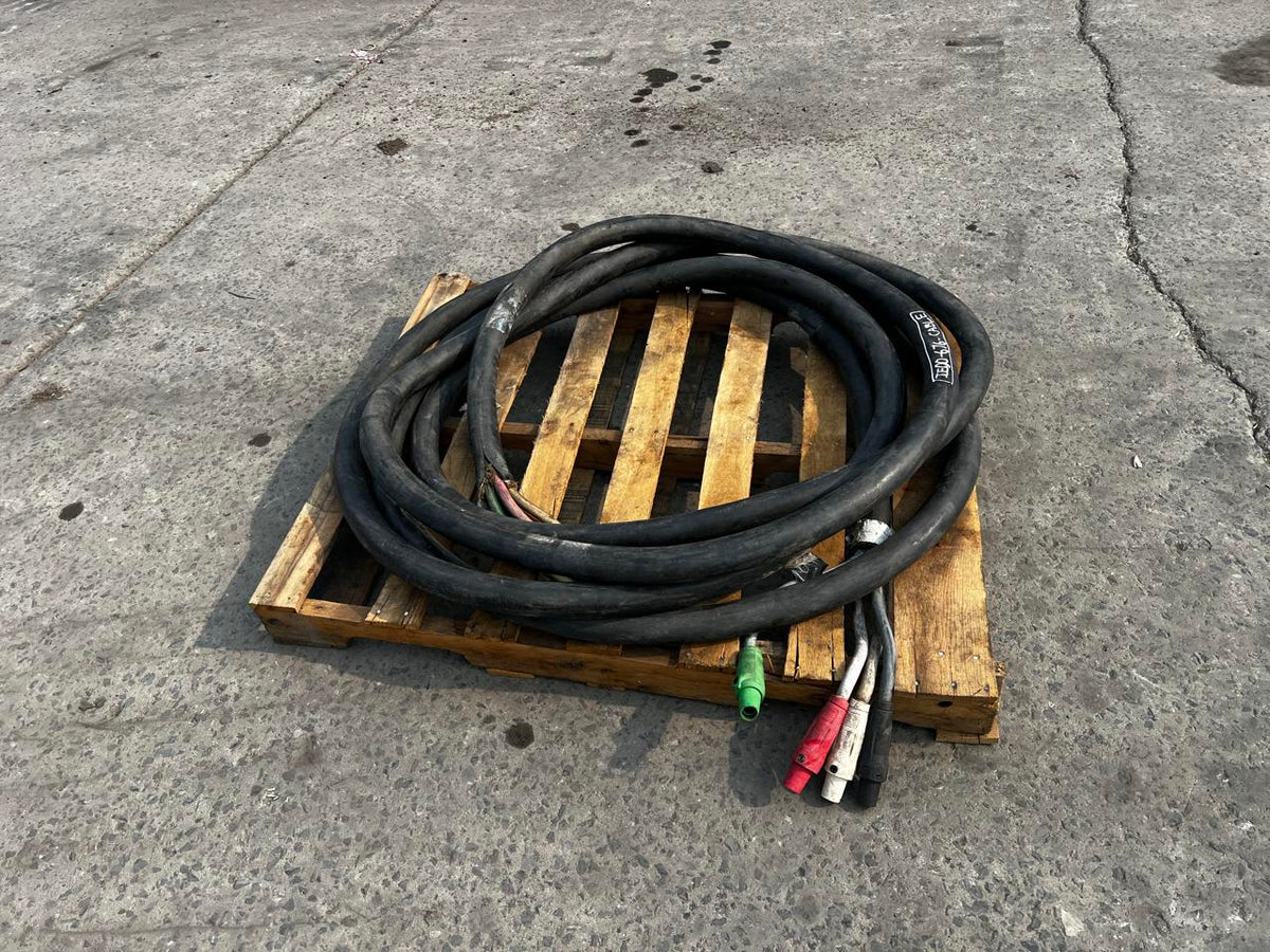 40 Power Cord for Generator, 4 Conductor with Camlock Connections
