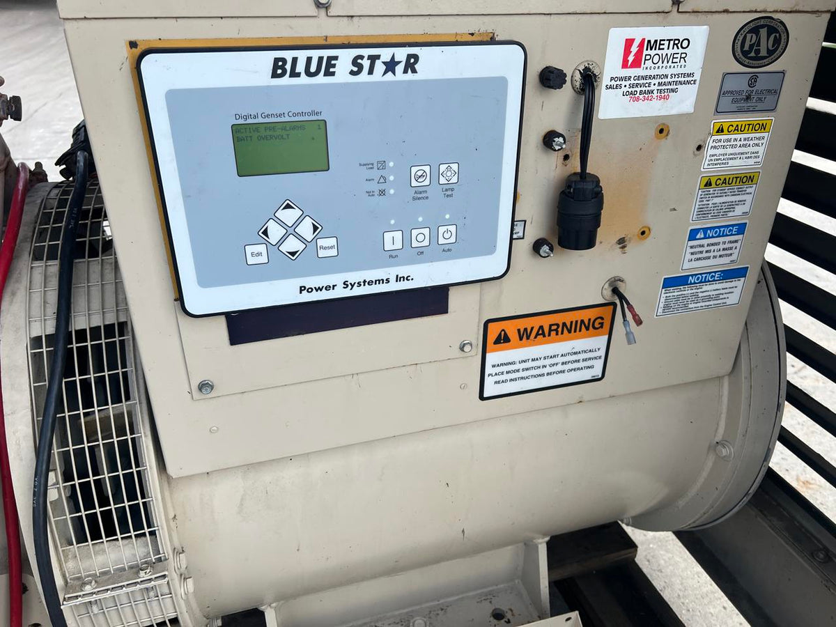 100 kW Katolight Generator, 8.1 Liter PSI Engine, Natural Gas, With Enclosure, 114 Hours, Year – 2002