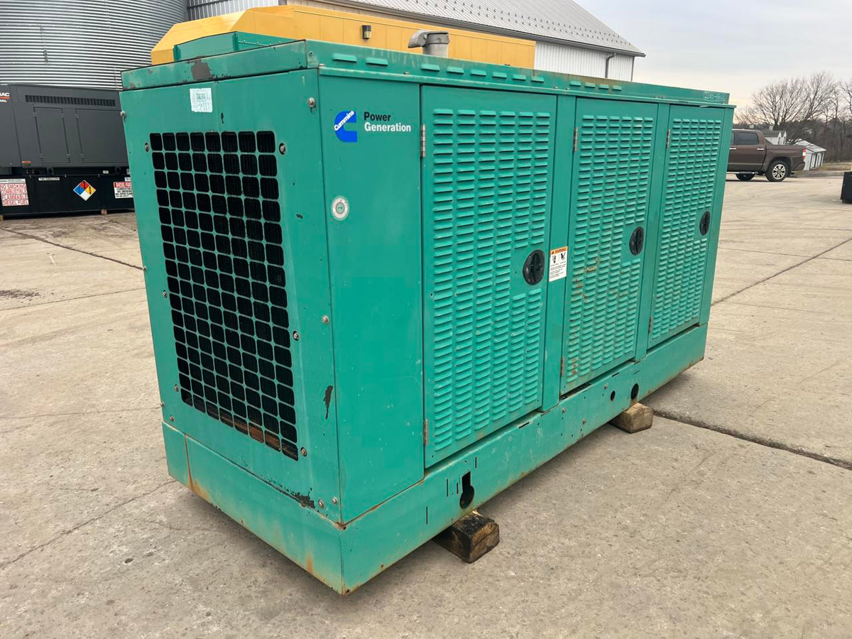 100 kW Cummins/Onan Generator, with Sound Attenuated, Enclosure, 6.8 Liter Ford Engine, Year – 2003, 409 Hours, Natural Gas or Propane
