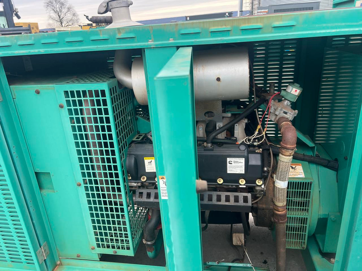 100 kW Cummins/Onan Generator, with Sound Attenuated, Enclosure, 6.8 Liter Ford Engine, Year – 2003, 409 Hours, Natural Gas or Propane