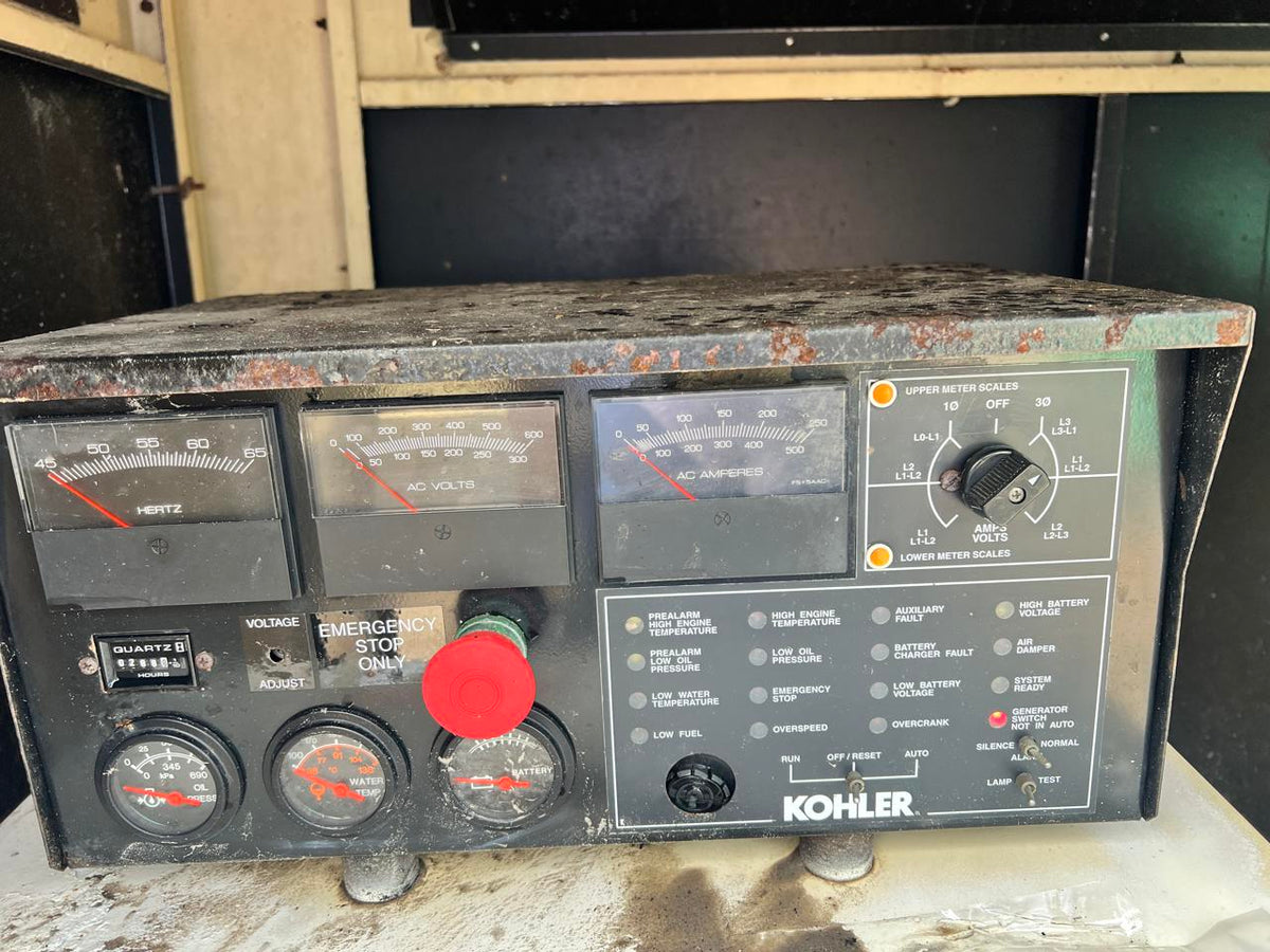100 kW Kohler Generator, with Enclosure, 4.5 Liter John Deere Engine, Year – 2006, 288 Hours