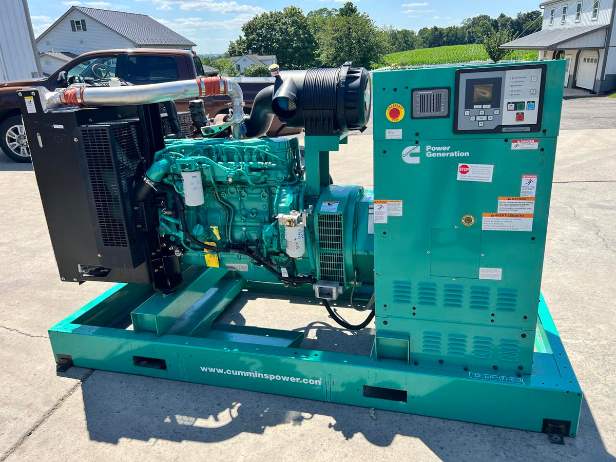 100 kW Cummins/Onan GenSet, QSB 6.7 Cummins Engine, Year – 2009, US EPA Tier 3 Pre Emission Engine