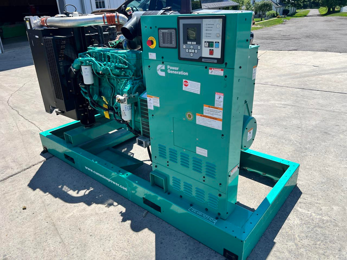 100 kW Cummins/Onan GenSet, QSB 6.7 Cummins Engine, Year – 2009, US EPA Tier 3 Pre Emission Engine