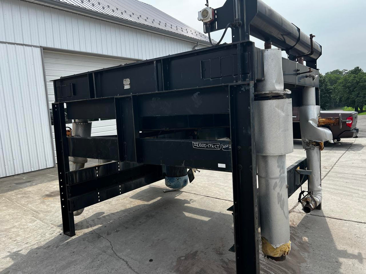 Radiator Cooling Package for CAT 3508B, 1000 kW Genset, Dual Circuit Cooling for Jacket Water.  Electric Motor Driven.