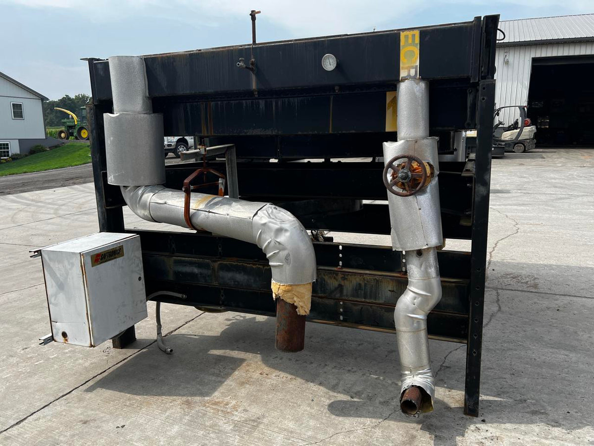 Radiator Cooling Package for CAT 3508B, 1000 kW Genset, Dual Circuit Cooling for Jacket Water.  Electric Motor Driven.