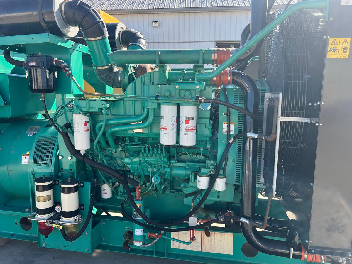 1000 kW Cummins/Onan Gen Set, QST30 Liter Cummins Engine, Year – 2015, 263  Hours, Open Skid, US EPA Tier 2 Pre Emission Engine, No After Treatment