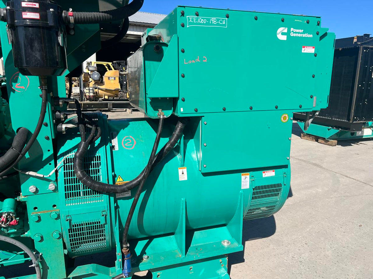 1000 kW Cummins/Onan Gen Set, QST30 Liter Cummins Engine, Year – 2015, 263  Hours, Open Skid, US EPA Tier 2 Pre Emission Engine, No After Treatment