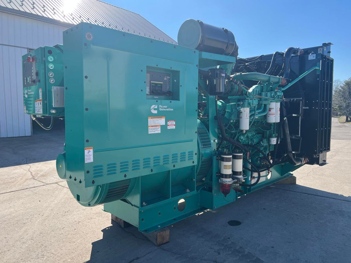 1000 kW Cummins/Onan Gen Set, QST30 Liter Cummins Engine, Year – 2015, 263  Hours, Open Skid, US EPA Tier 2 Pre Emission Engine, No After Treatment