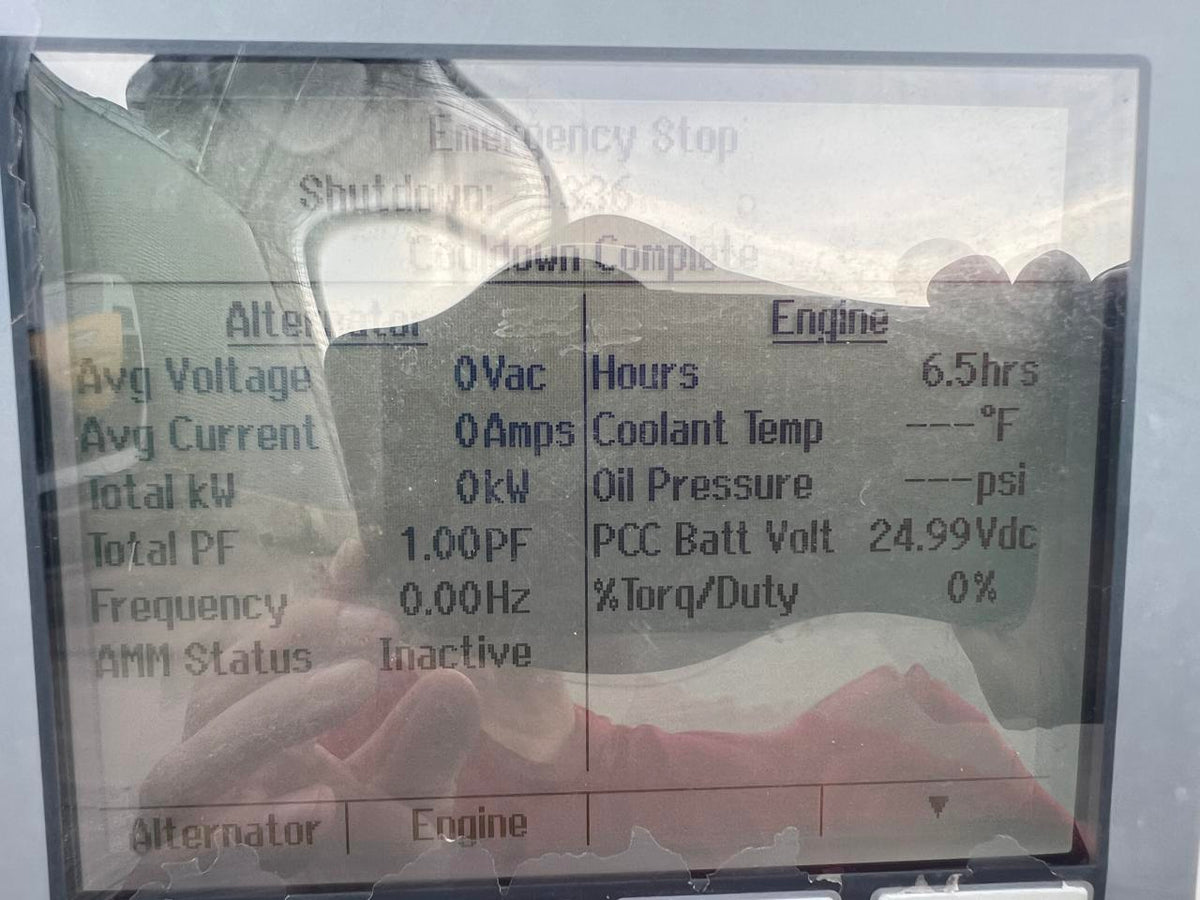 1000kW Cummins/Onan GenSet 30 Liter Cummins Engine New Surplus Year  2021 6 Hours US EPA Tier 4 with Remote after Treatment System Included DSLP1158