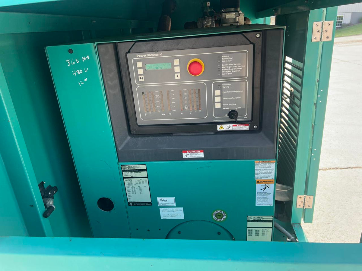 125 kW Cummins/Onan Generator, with Enclosure, 8.1 Liter PSI Engine, Year – 2007, 365 Hours, Natural Gas or Propane