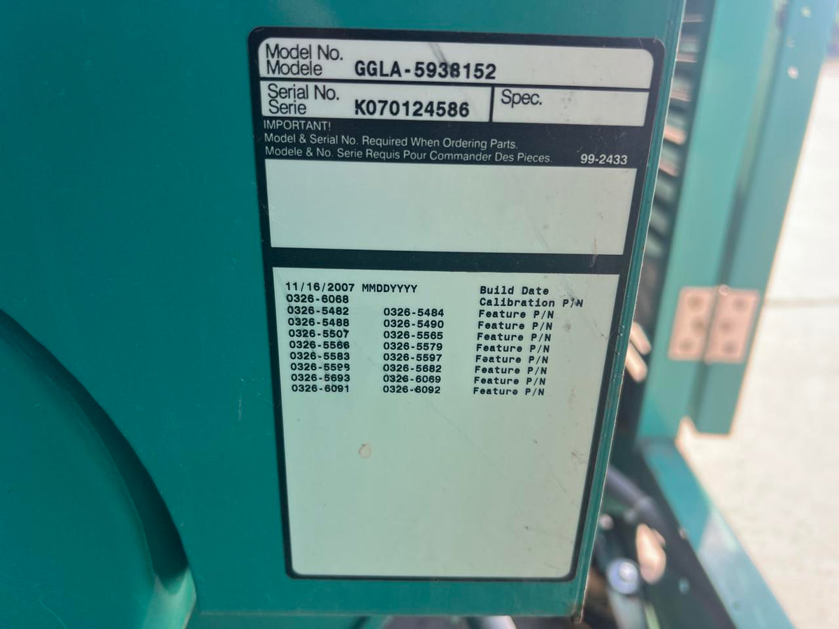 125 kW Cummins/Onan Generator, with Enclosure, 8.1 Liter PSI Engine, Year – 2007, 365 Hours, Natural Gas or Propane
