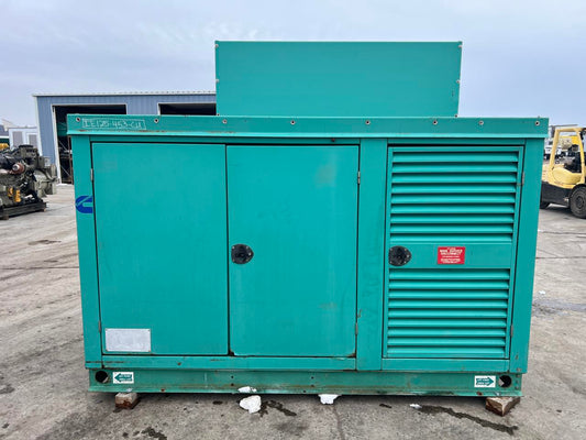 125 kW Cummins/Onan Gen Set, with Enclosure, Natural Gas or Propane, 8.3 Liter Cummins Egnine, Year – 2003, 37 Hours since new
