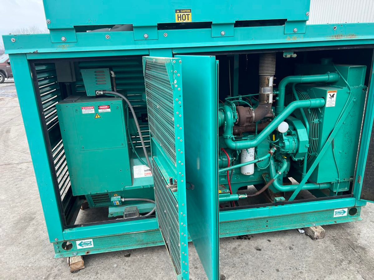 125 kW Cummins/Onan Gen Set, with Enclosure, Natural Gas or Propane, 8.3 Liter Cummins Egnine, Year – 2003, 37 Hours since new