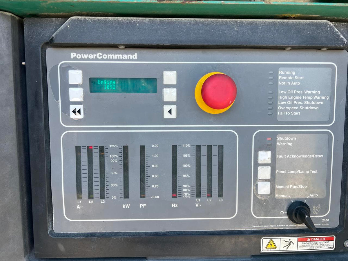 125 kW Cummins/Onan CBTA 5.9 Cummins Engine, Trailer Mounted, Year – 2005, 1092 Hours