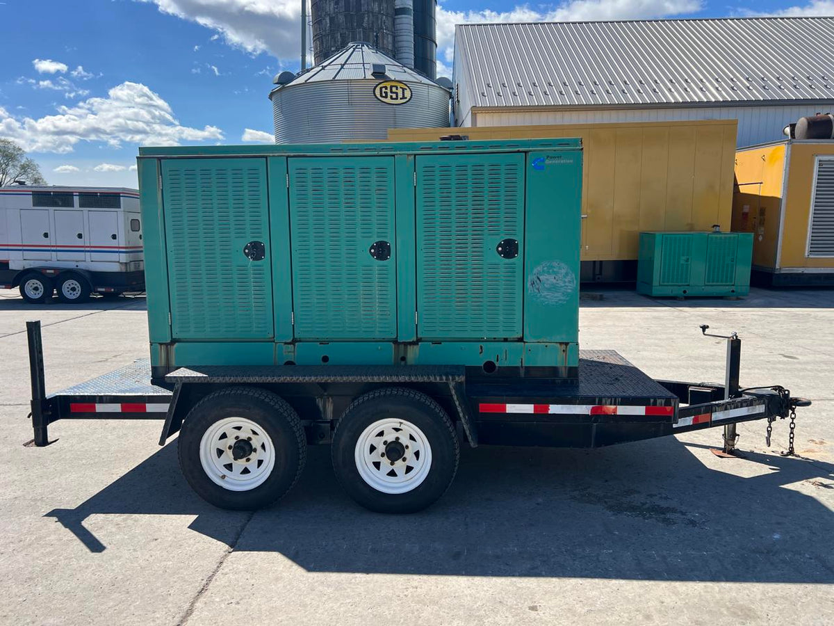 125 kW Cummins/Onan CBTA 5.9 Cummins Engine, Trailer Mounted, Year – 2005, 1092 Hours