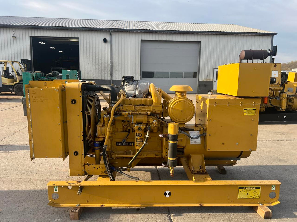 125 kW CAT Gen Set, 3304 DIT CAT Engine, Open Skid, Year – 1995, 373 Hours
