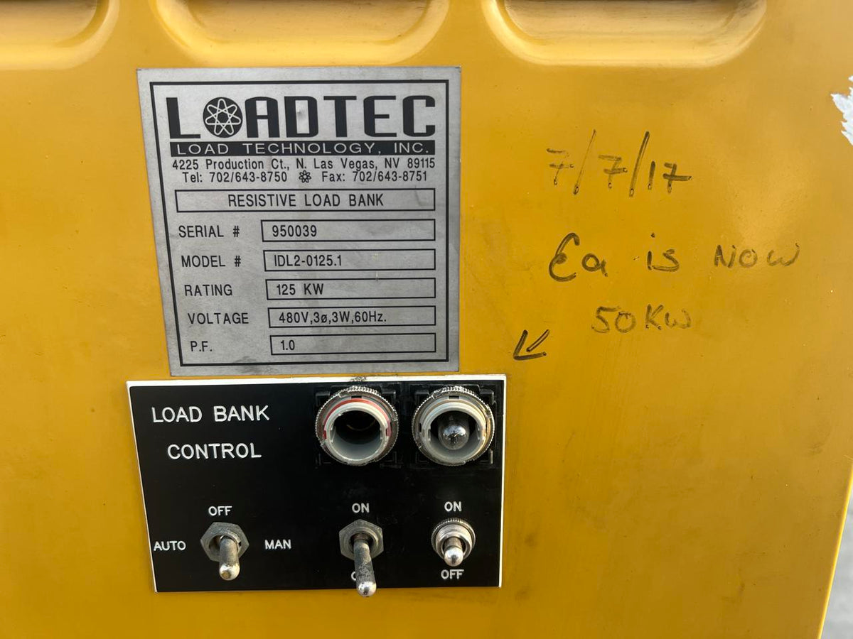 125 kW CAT Gen Set, 3304 DIT CAT Engine, Open Skid, Year – 1995, 373 Hours