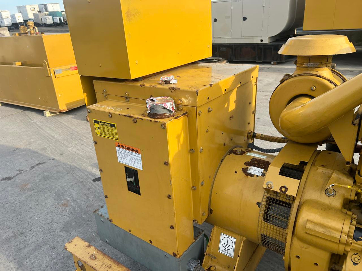 125 kW CAT Gen Set, 3304 DIT CAT Engine, Open Skid, Year – 1995, 373 Hours