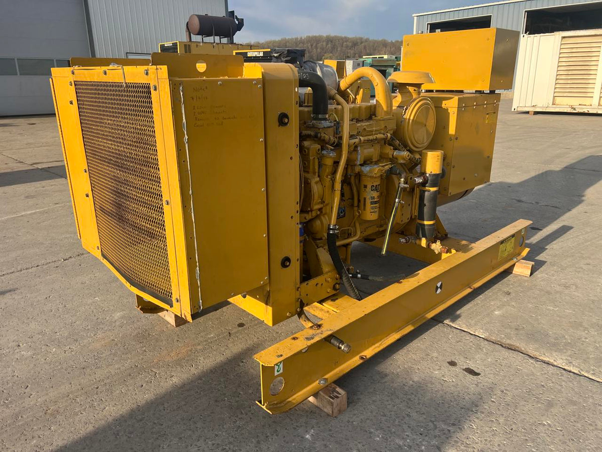 125 kW CAT Gen Set, 3304 DIT CAT Engine, Open Skid, Year – 1995, 373 Hours