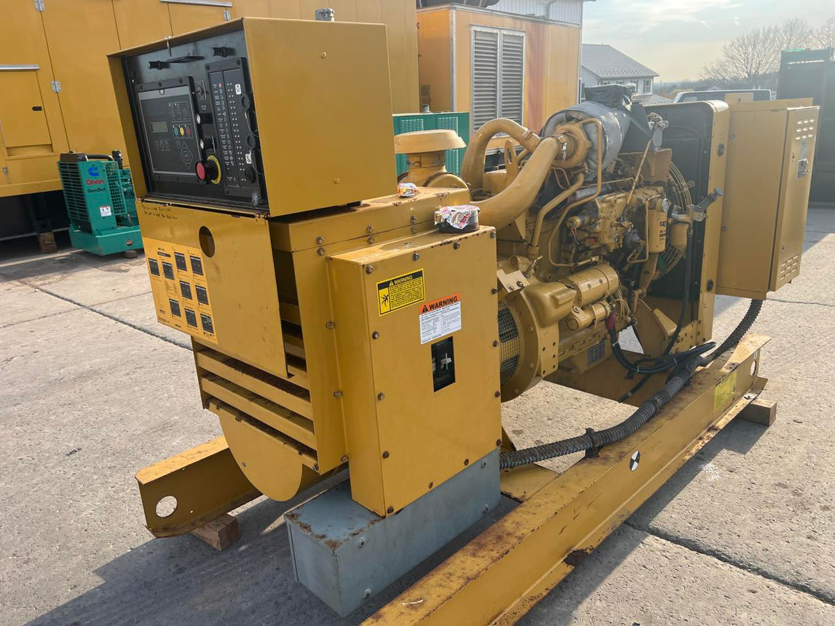 125 kW CAT Gen Set, 3304 DIT CAT Engine, Open Skid, Year – 1995, 373 Hours