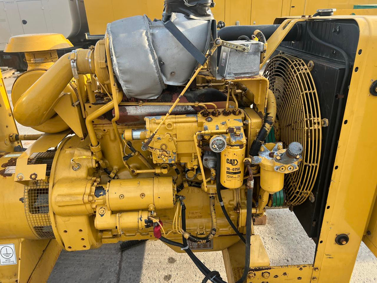 125 kW CAT Gen Set, 3304 DIT CAT Engine, Open Skid, Year – 1995, 373 Hours