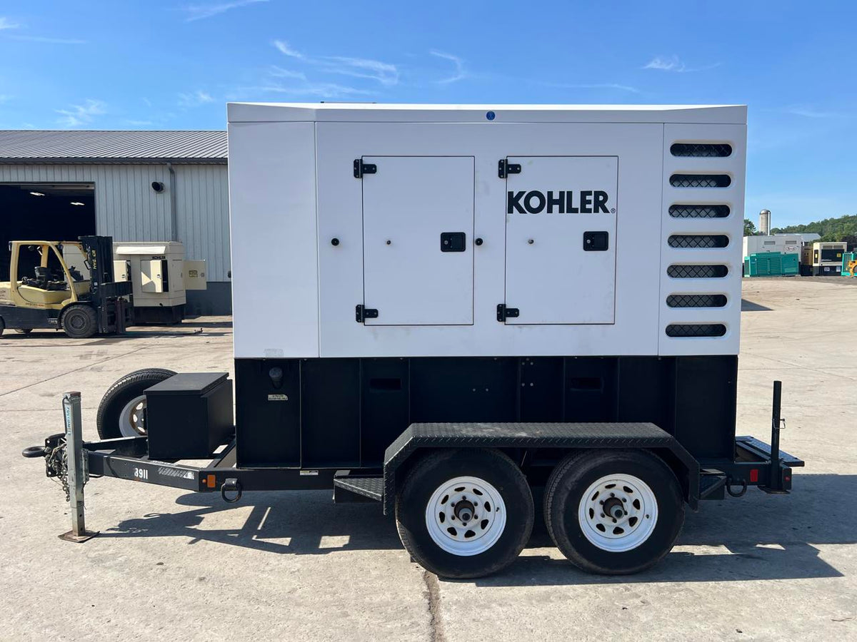 125 kW Kohler Portable Rental Grade Generator, 4.5 Liter John Deere Engine, Year – 2019, 1870 Hours, US EPA Tier 4