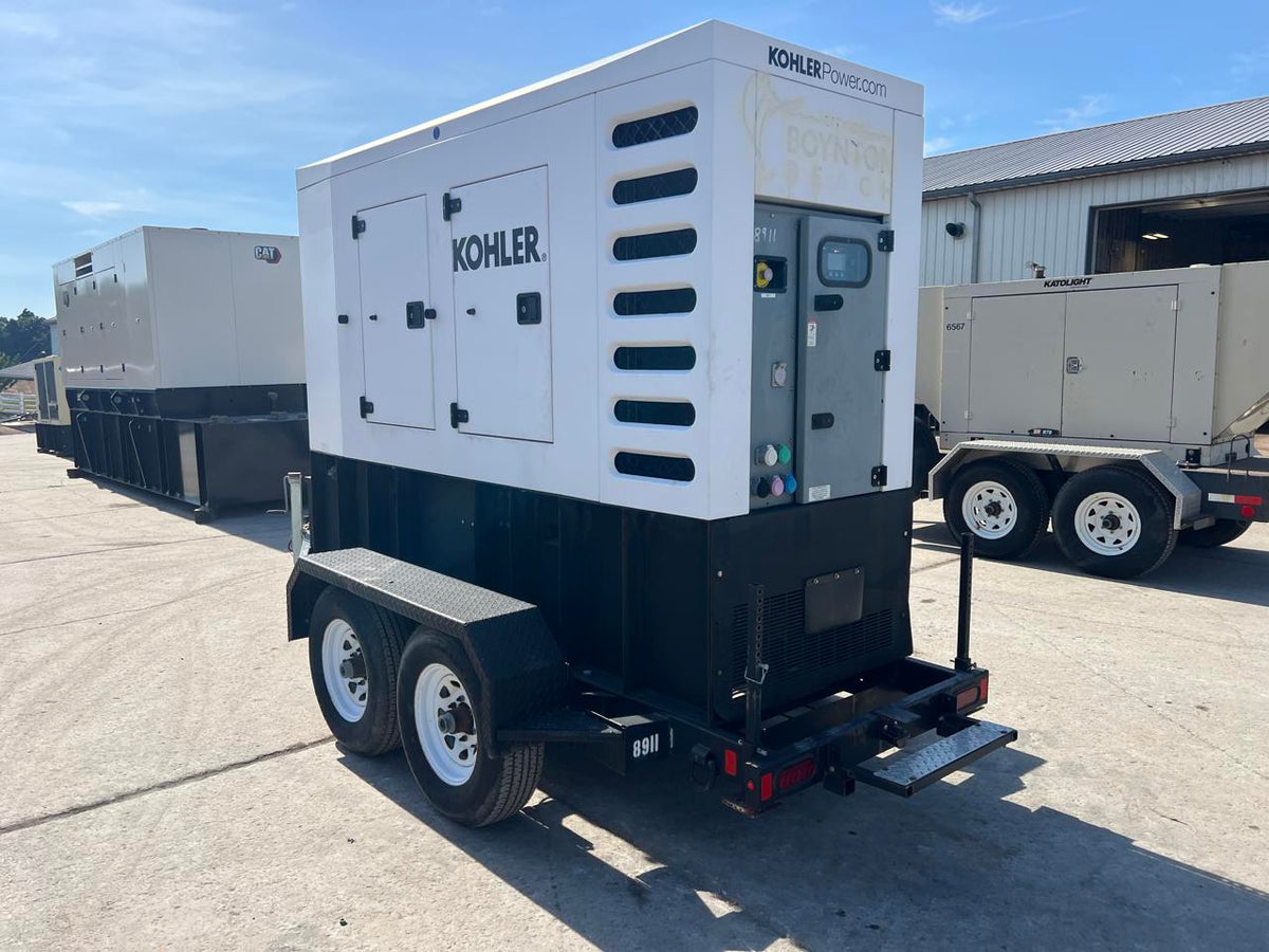 125 kW Kohler Portable Rental Grade Generator, 4.5 Liter John Deere Engine, Year – 2019, 1870 Hours, US EPA Tier 4