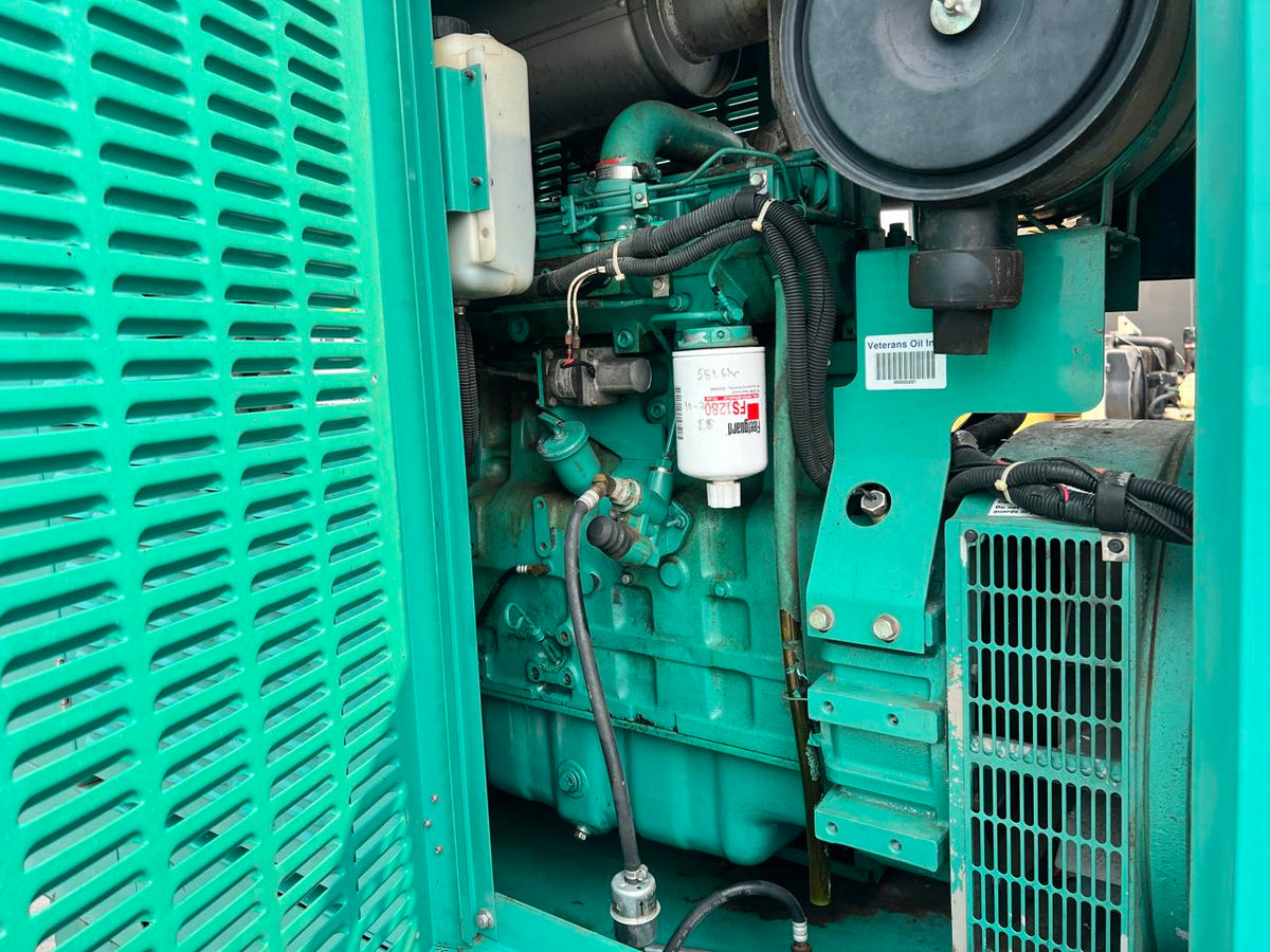 125 kW Cummins/Onan GenSet, with Enclosure and Base Fuel Tank, 8.3 Liter Cummins Engine, Year – 2001, 615 Hours