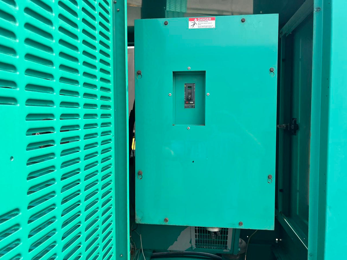 125 kW Cummins/Onan GenSet, with Enclosure and Base Fuel Tank, 8.3 Liter Cummins Engine, Year – 2001, 615 Hours