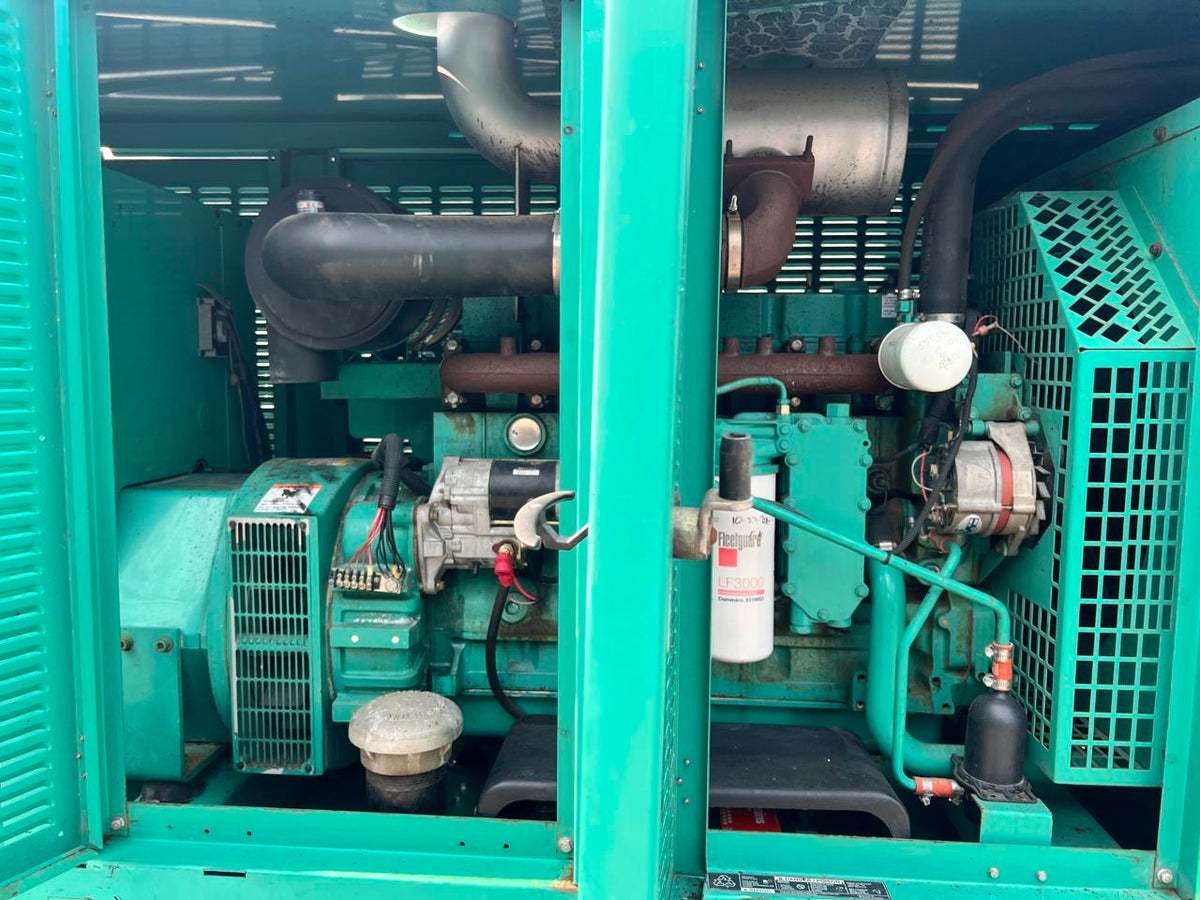 125 kW Cummins/Onan GenSet, with Enclosure and Base Fuel Tank, 8.3 Liter Cummins Engine, Year – 2001, 615 Hours