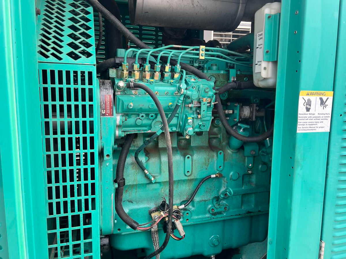 125 kW Cummins/Onan GenSet, with Enclosure and Base Fuel Tank, 8.3 Liter Cummins Engine, Year – 2001, 615 Hours