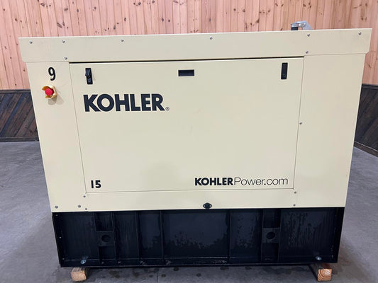 18 kW Kohler Diesel GenSet, Year – 2021, 6.5 Hours Enclosed Unit, Sound Attenuated, Base Fuel Tank, US EPA Tier 3 Pre Emissions Engine