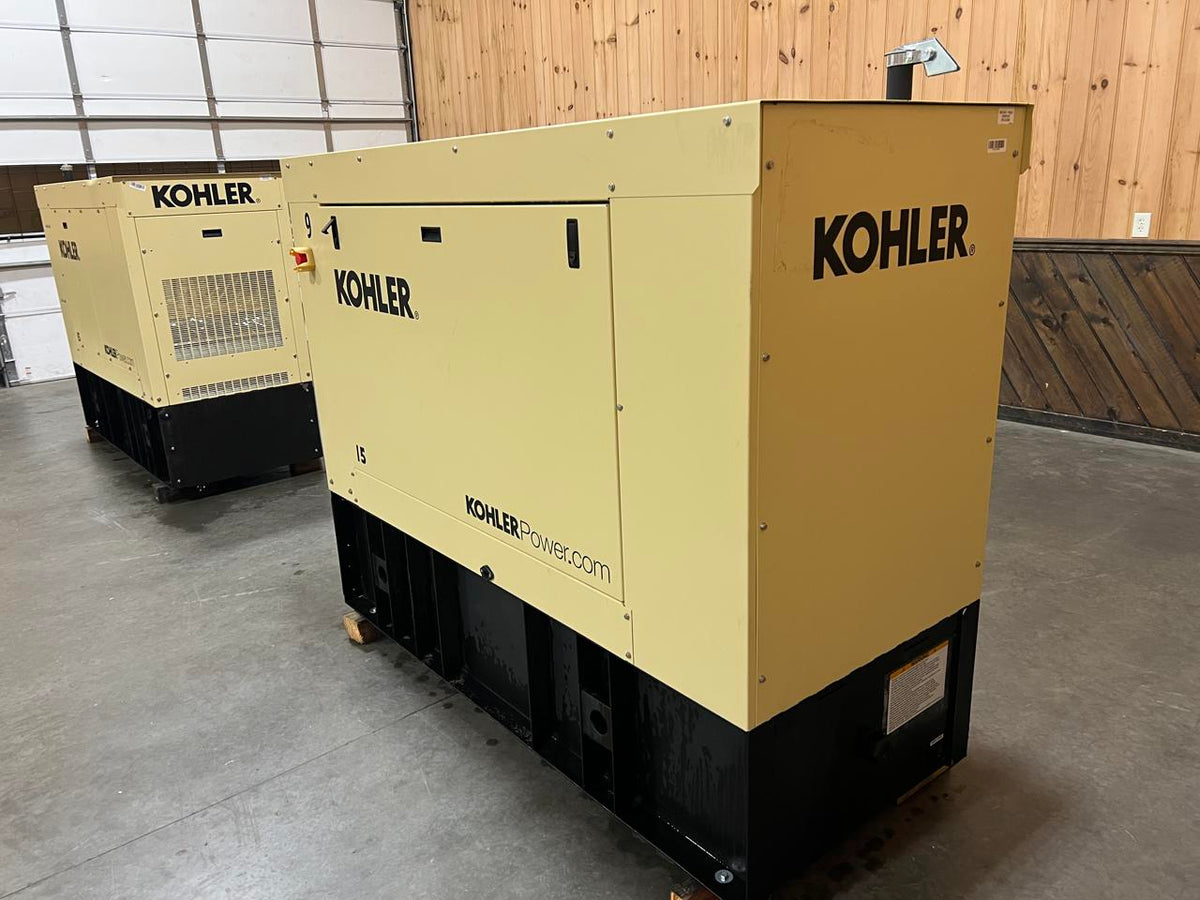 18 kW Kohler Diesel GenSet, Year – 2021, 6.5 Hours Enclosed Unit, Sound Attenuated, Base Fuel Tank, US EPA Tier 3 Pre Emissions Engine