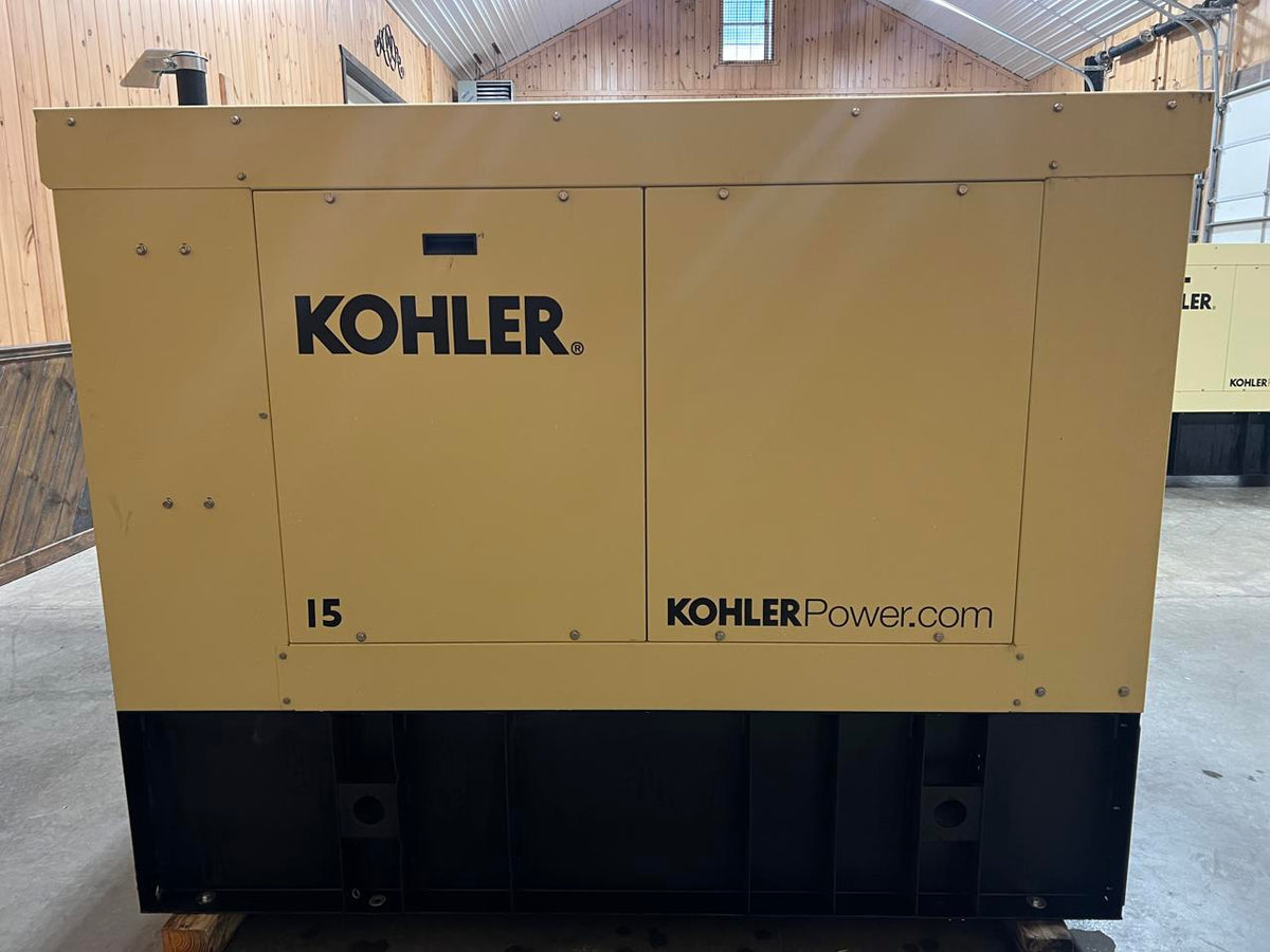 18 kW Kohler Diesel GenSet, Year – 2021, 6.5 Hours Enclosed Unit, Sound Attenuated, Base Fuel Tank, US EPA Tier 3 Pre Emissions Engine