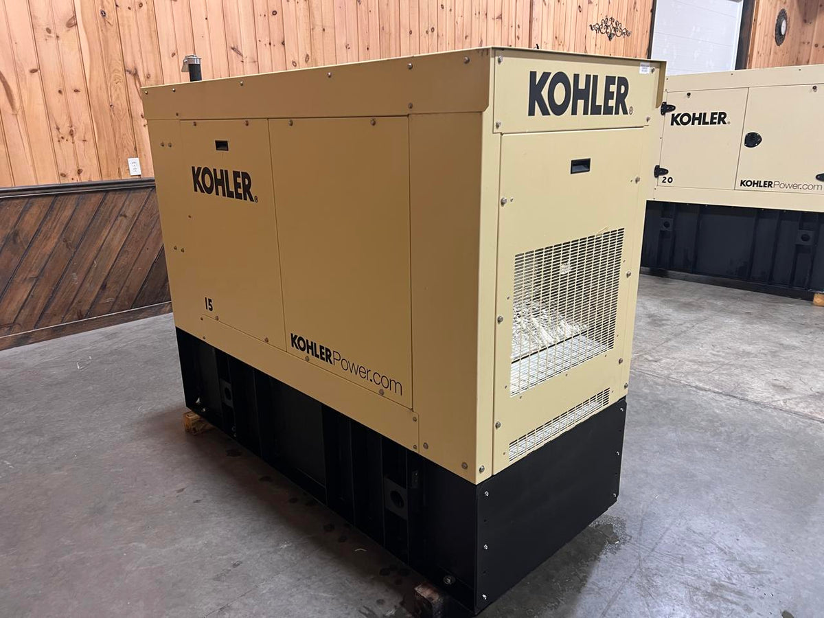 18 kW Kohler Diesel GenSet, Year – 2021, 6.5 Hours Enclosed Unit, Sound Attenuated, Base Fuel Tank, US EPA Tier 3 Pre Emissions Engine