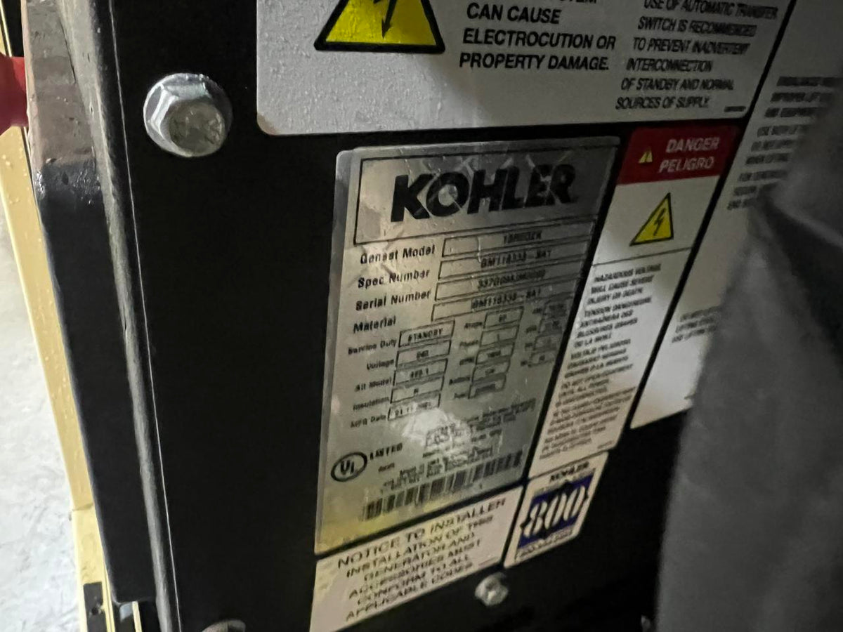 18 kW Kohler Diesel GenSet, Year – 2021, 6.5 Hours Enclosed Unit, Sound Attenuated, Base Fuel Tank, US EPA Tier 3 Pre Emissions Engine
