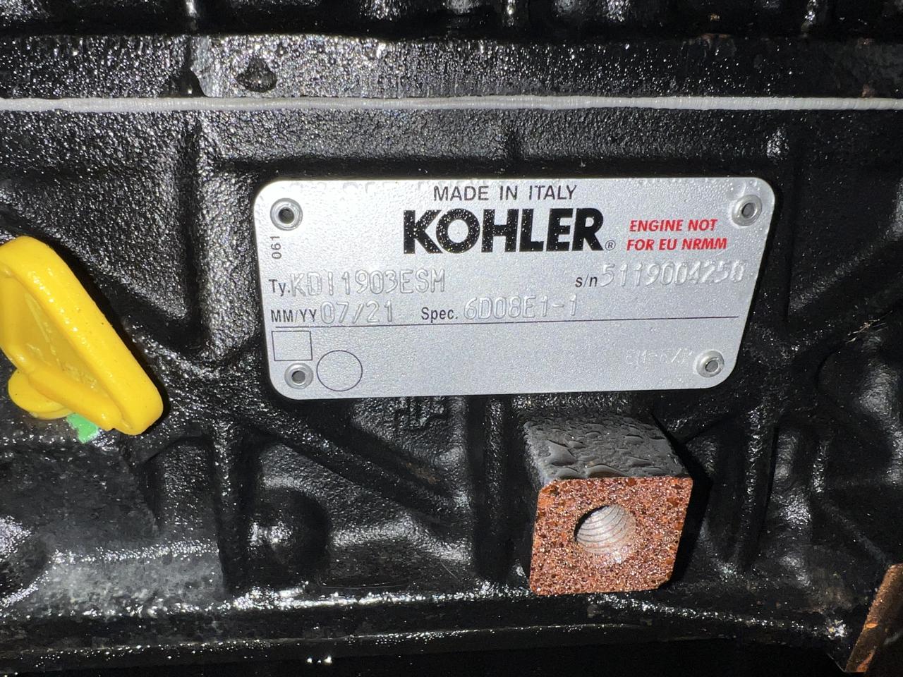 15 kW Kohler Diesel GenSet, Year – 2021, 11 Hours, with Sound Attenuated Enclosure and Base Fuel Tank, US EPA Tier 3 Pre Emissions Engine