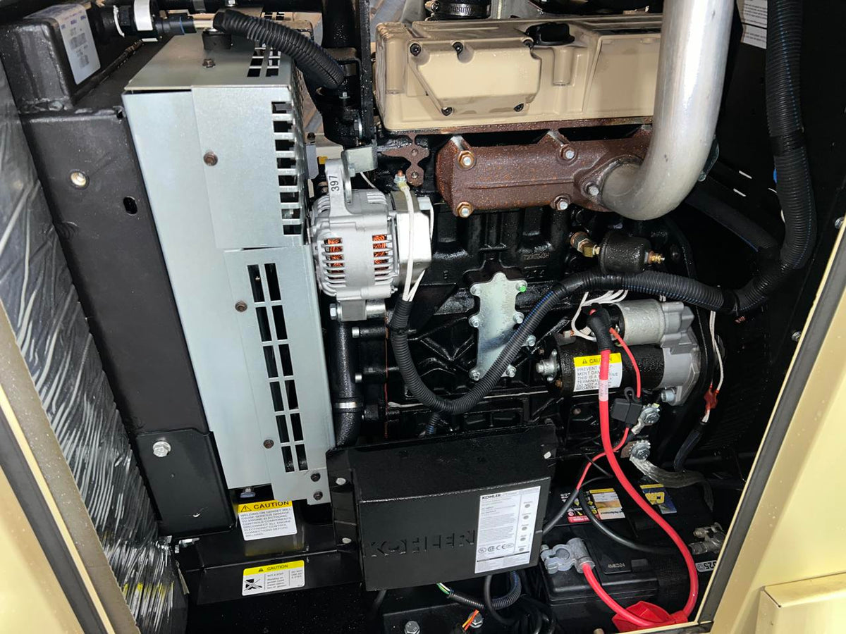 15 kW Kohler Diesel GenSet, Year – 2021, 11 Hours, with Sound Attenuated Enclosure and Base Fuel Tank, US EPA Tier 3 Pre Emissions Engine