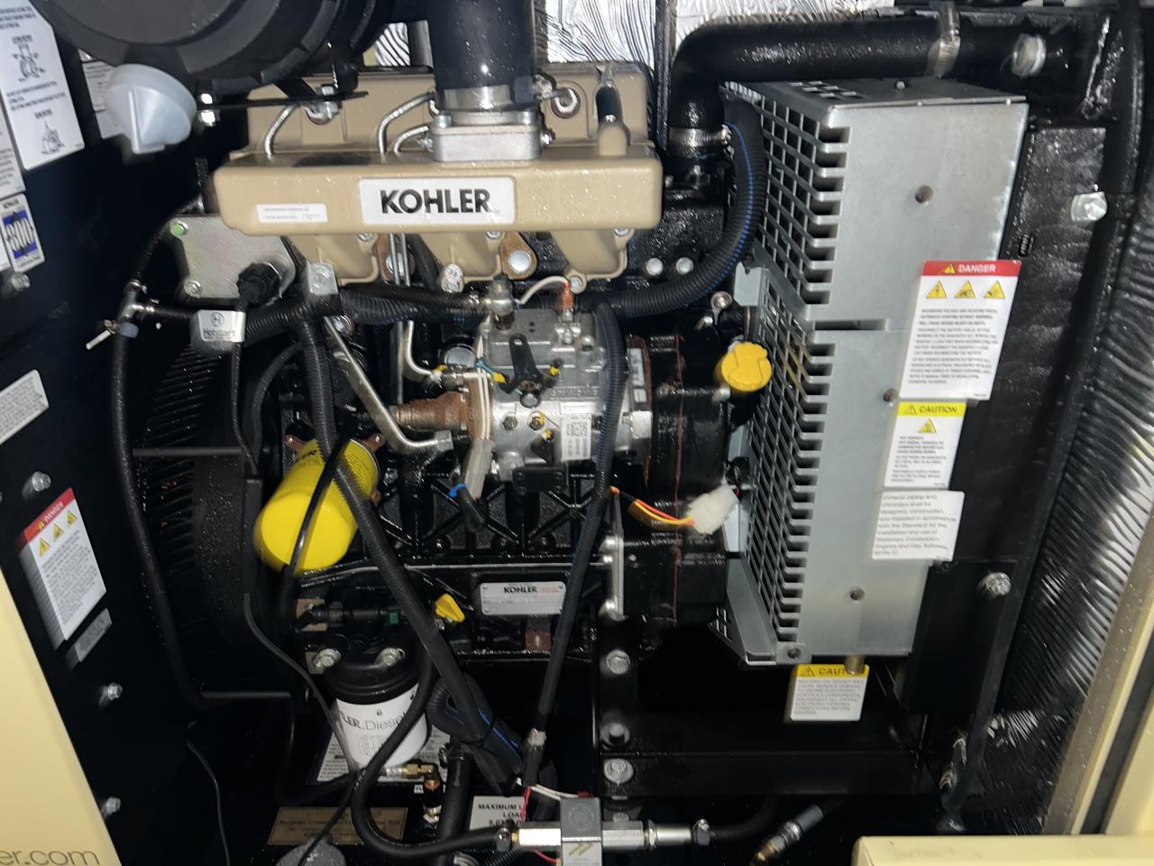 15 kW Kohler Diesel GenSet, Year – 2021, 11 Hours, with Sound Attenuated Enclosure and Base Fuel Tank, US EPA Tier 3 Pre Emissions Engine