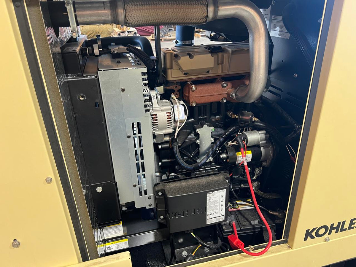 15 kW Kohler Diesel Gen Set, Year – 2021, 1 Hour, Enclosed with Sound Attenuated and Base Fuel Tank, US EPA Tier 3 Pre Emission Engine