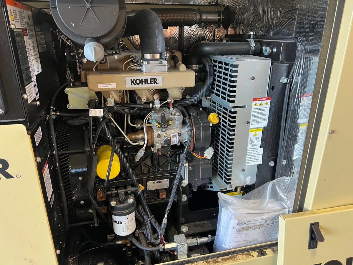 15 kW Kohler Diesel Gen Set, Year – 2021, 1 Hour, Enclosed with Sound Attenuated and Base Fuel Tank, US EPA Tier 3 Pre Emission Engine