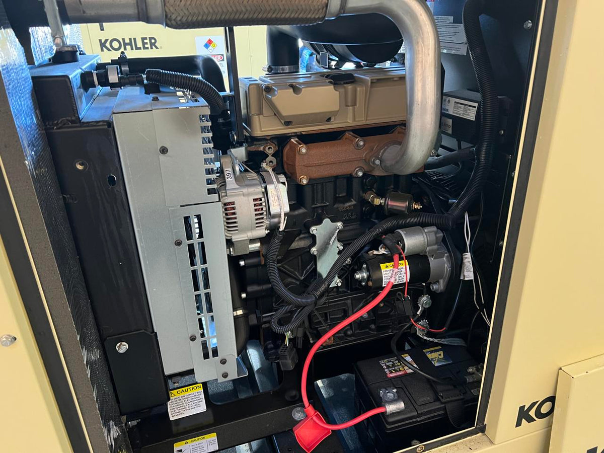 15 kW Kohler Diesel Gen Set, Year – 2021, Sound Attenuated Enclosure and Base Fuel Tank, US EPA Tier 3 Pre Emission Engine