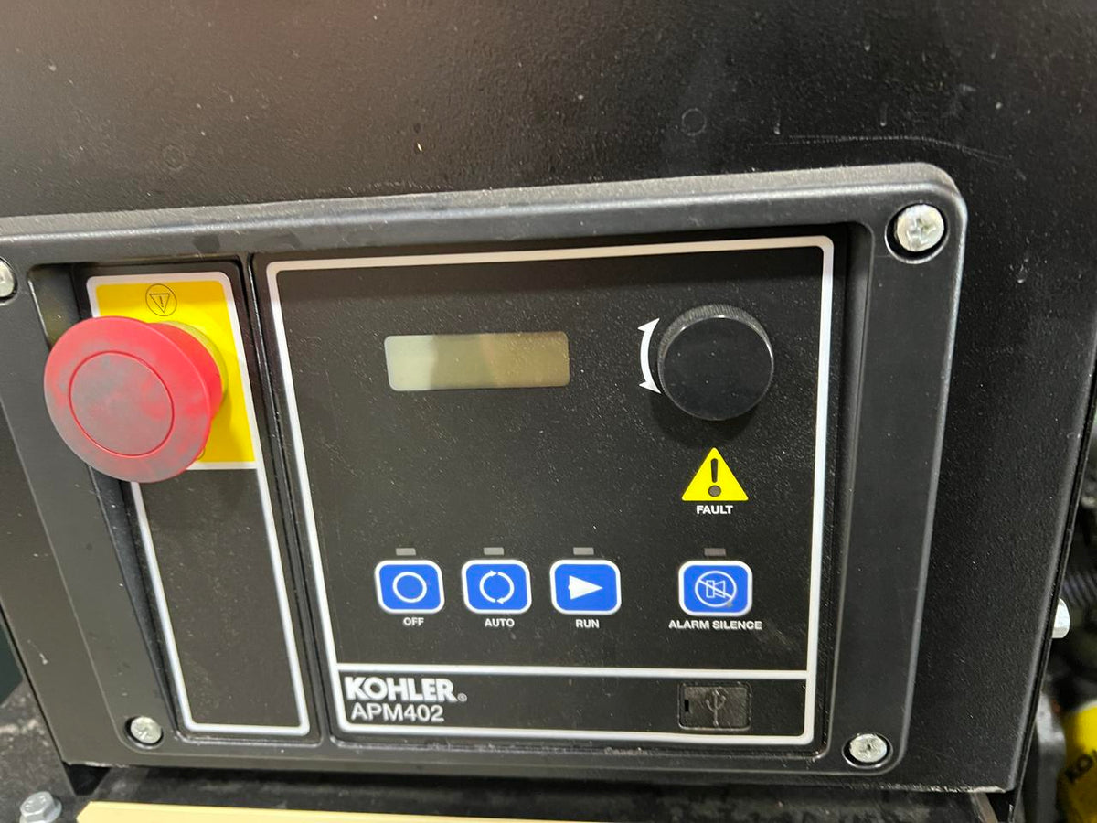 15 kW Kohler Diesel Gen Set, Year – 2021, Sound Attenuated Enclosure and Base Fuel Tank, US EPA Tier 3 Pre Emission Engine