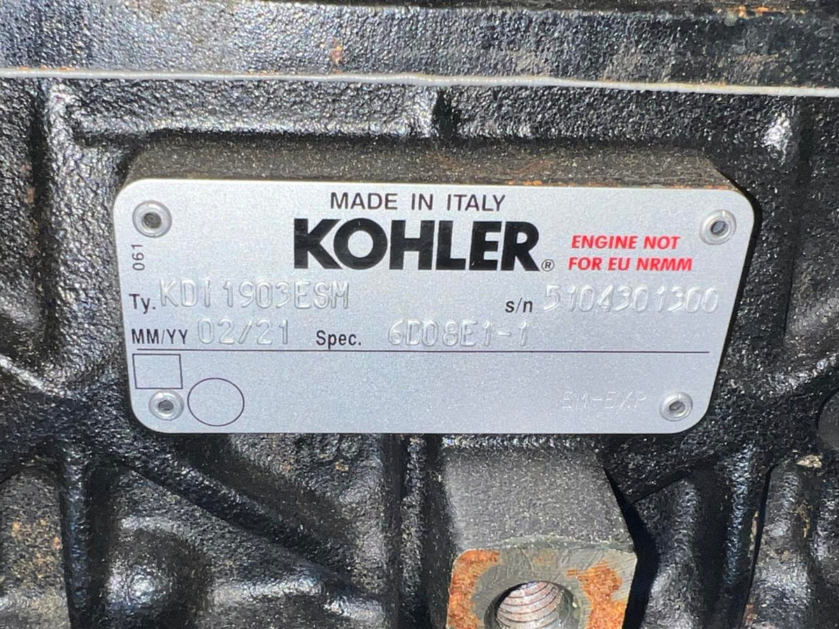 15 kW Kohler Diesel Gen Set, Year – 2021, Sound Attenuated Enclosure and Base Fuel Tank, US EPA Tier 3 Pre Emission Engine