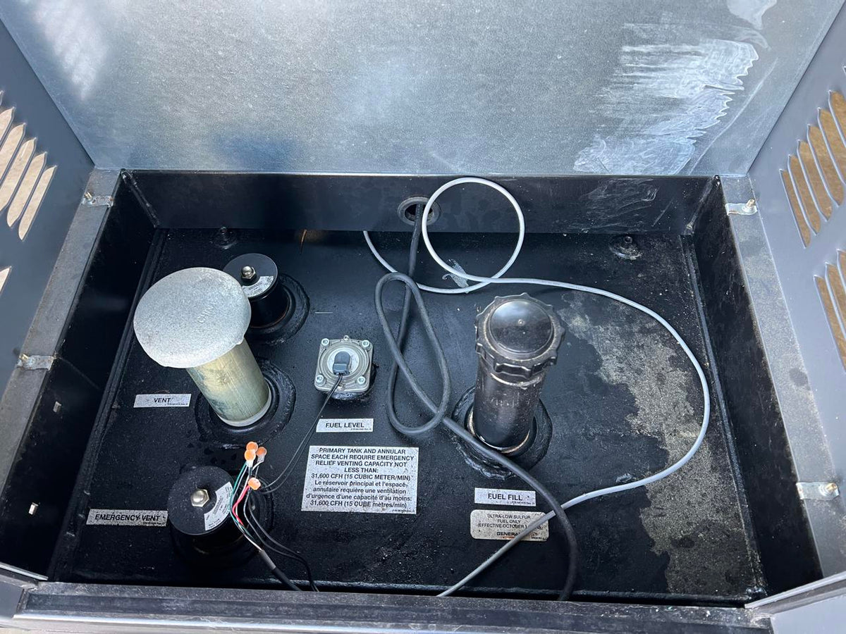 New 15KW Generac Diesel Commerical Genset, Year – 2021, 4 Hours, with Sound Attenuated Enclosure and Base Fuel Tank, US EPA Tier 3 Pre Emission Engine
